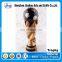 Hot design resin football soccer trophy cup for award