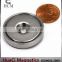 70 LB Holding Power Neodymium Cup Magnet 1.26" Magnetic Round Base