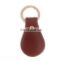Polo Keychain Key Ring Brown Embossed Leather By China