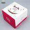 Custom Wholesale Square Art Paper Cardboard Cake Box With Handle