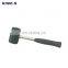 self locking wooden handle rubber head sledge hammer