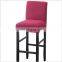 Wholesale high quality velvet for dining room stretch christmas chair cover