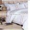 Bamboo cotton BLENDED plain dyed king size hotel bedding linen