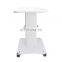 Portable metal bracket wheel type beauty trolley for salon machine