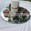 Stunning table mirror decorative glass mirror candle plate tray for wedding or party anniversary Christmas