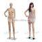 store display female plastic mannequin with makeup