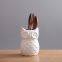 Nordic Simple Style Grey White Owl Animol Ceramic Vase Decoration For Home Bedroom Study