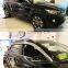 Chrome door visor side window deflector shade sun rain shield silver strips guard for Kia kx1