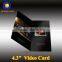video wedding card