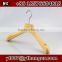 luxury customized wooden clothes hanger with bar for suits in large shoulder