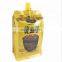 Custom flat transparent zipper reusable baby food packaging spout pouches