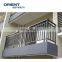 Whole sale fashional modern design Aluminum Hand Rail Aluminum Hand Railings tube balustrade railing aluminum stair handrail