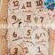 Baby Monthly Milestone Cards wood , Newborn Baby Birth Announcement Card
