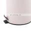 New Honeycomb design trash can metal soft close 3L/5L/12L household garbage bin embossed pedal rubbish bin