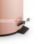 Hot sale rose gold pedal garbage can wholesale waste pedal dustbin