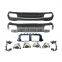 Genuine Rear Lip with tips For 2020 Benz GLE W167 modified GLE63 AMG Diffuser with exhaust pipe