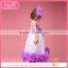 Sleeveless girl baby feather dress