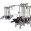 Life Fitness commercial multi gym machine 8 people trainer