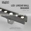 HUAYI Modern RGB Decorative IP65 Waterproof 18w 24w 36w 48w Outdoor Building LED Linear Wall Washer