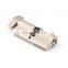 One side knob one side key lock cylinder, guard security door cylinder push barrel lock with knob