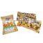 Middle seal snack packaging bag nut sachets resealable aluminum foil instant milk coffee food packing bags