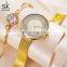 SHENGKE SK Guangzhou Watch Factory Custom Logo Watches OEM ODM Woman Luxury Dress Wristwatch Put Your Label Logo Watches