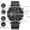 SWISH Casual Men's Wristwatches Luxury Brand Leather Sports Quartz Clock Luminous Military Watch Waterproof Relojes Hombre