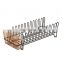 Steel Compact Modern Dish Drying Rack with Removable Cutlery Tray, Caddy - Dish Drainer, Dish Rack for Kitchen Counter