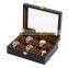 10 Grids watch Box Black Matte Spray Paint Watch Case Organizer for Men Women Time Box for Watch Display