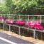 Mini steam train amusement park entertainment passenger tourist track trains for sale