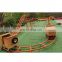 Amusement park without electric train game kids roller coaster ride on roller coaster