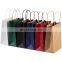 Custom Logo Shoe Packaging Shop Bag Green Sac En Papier Kraft White Kraft Paper Bag with Your Own Logo