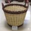 Willow Basket Planter/White Wicker Basket Wood Flower Basket