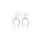 S925 Sterling Silver Zircon Pearl Earrings for Female