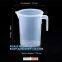 Factory Custom logo lab Graduated Plastic Measuring Cup/Jug With Handle, Laboratory Good Price 500ml 1000ml Plastic Measuring