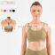 Side Folding Cross Beauty Back Women Gym Sports Bras Oem Wide Straps Yoga Fitness Tank Tops