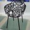 replica Designer Outdoor chairs Aluminum graceful black color Janus et Cie Forest Armchair for outdoor garden