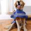 waterproof PU reflective tage large size pet raincoat dog