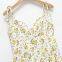 2025 Summer New Design Fashionable Flower Printed Strap Dress