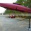 Colorful outdoor beach sun umbrella design aluminium frame double layer umbrella