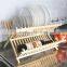 Eco-friendly Bamboo Folding Dish drying Rack for kitchen
