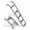 5 Steps Stainless Steel Telescopic Folding Boat Ladder