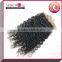 2015 Brazilian Hair Weave Kinky Curly Top Quality Silk Base Lace Closure