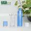 transparent bottle body , white cap with PP inner plug 100ml ,150ml ,120ml