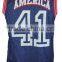 American captain custom print basketball jersey