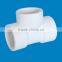 BOYAN zhejiang thread fittings plastic pipe fitting white pvc BS standard female tee