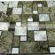 Stone mosaic sheet mixed by metal mosaic tile-wall decoration mosaic tile--nice building material