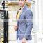 2016 New Design Leisure Style Blazer One Button Ash Color Slim Fit starry dot Jacket Business Suit For Man                        
                                                Quality Choice