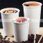 Wholesale Custom logo printed Disposable single wall pe coated paper cup blank with sleeves