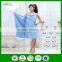 Microfiber towel bath dress for girls